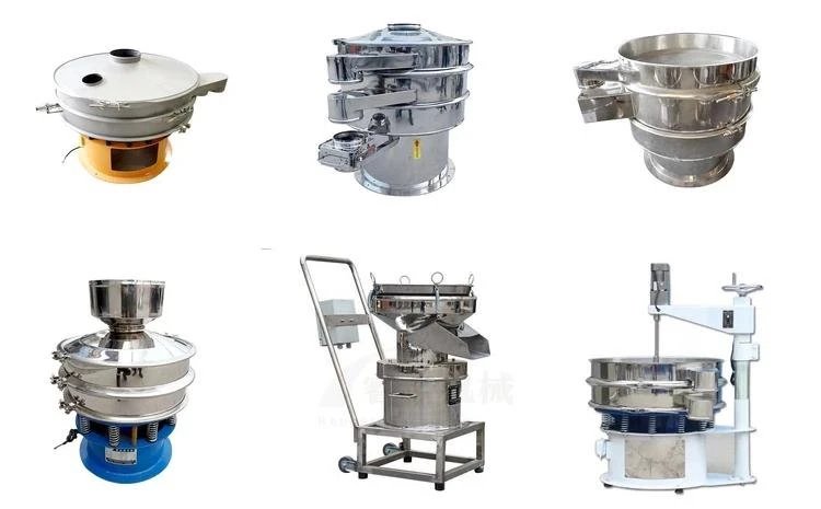 Powder sieving vibrating screen show